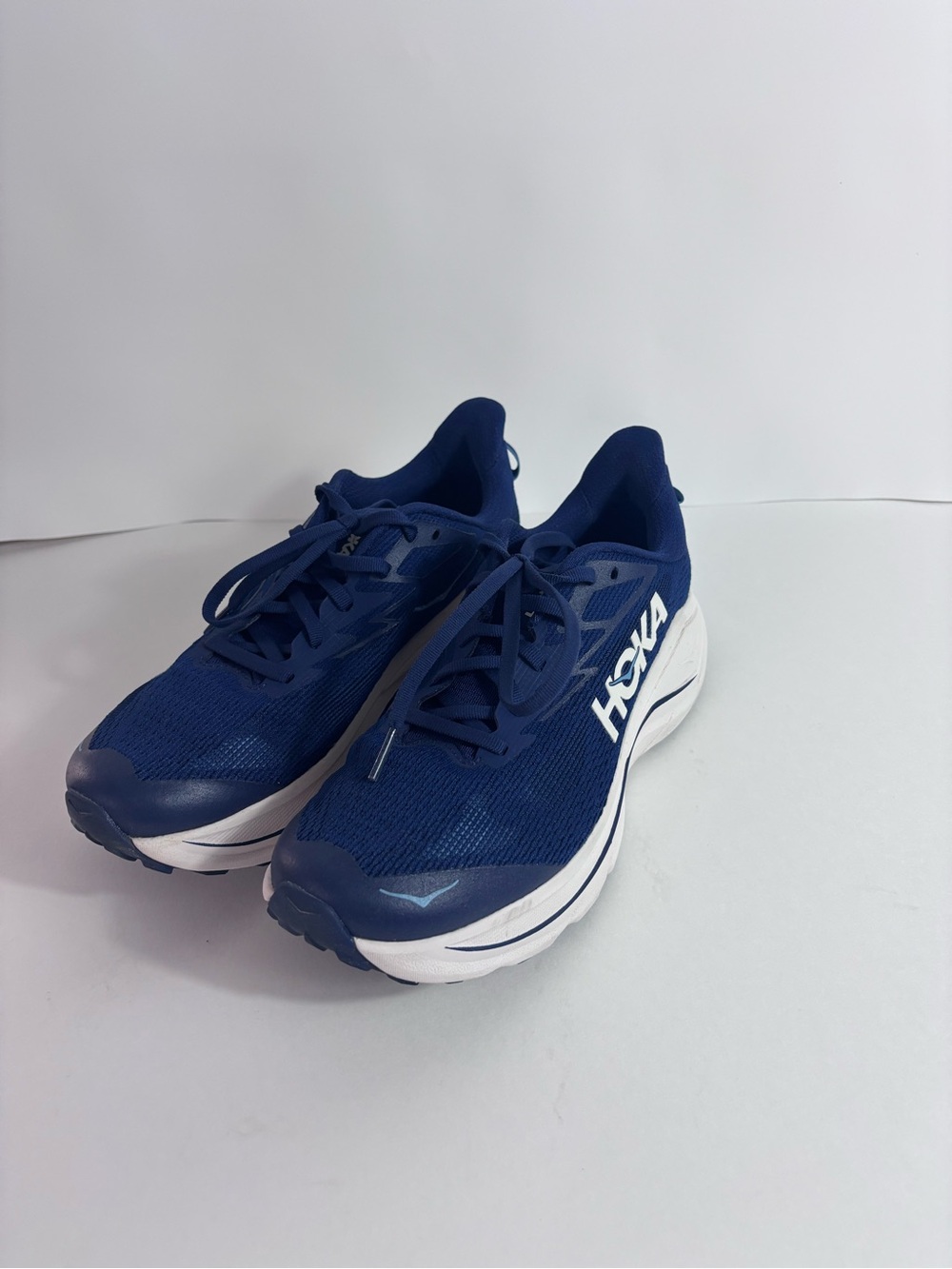 Hoka womens Blue Athletic Running Shoes size 8 (no insole) - Picture 11 of 15